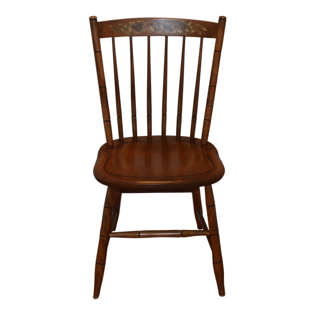 Vintage L. Hitchcock Maple Harvest Dining Side Chair Chairish