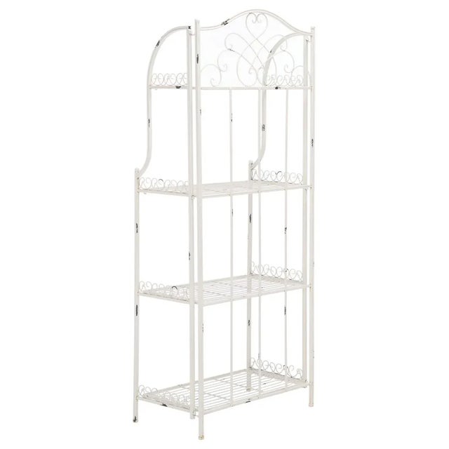 Amaris 4 Tier Shelf - Antique White For Sale - Image 11 of 11