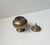 Art Deco Italian Tea Jar in Hammered Brass, 1940s For Sale - Image 4 of 9