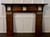 Wood Large Victorian Decorative Mahogany Tiled Fireplace, 1880s For Sale - Image 7 of 8