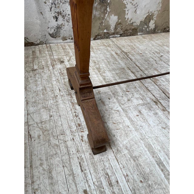 Walnut and Tiled Bistro Table, 1890 For Sale - Image 18 of 18