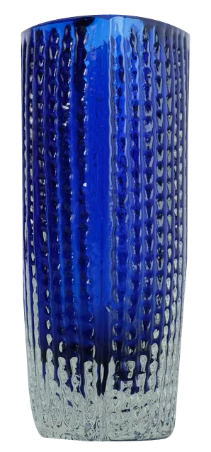 Mid-Century Glass Vase by Kurt Wokan