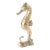 Midcentury Brass Seahorse Sculpture For Sale