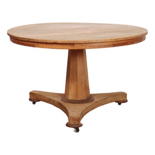 English Pine Breakfast Table For Sale