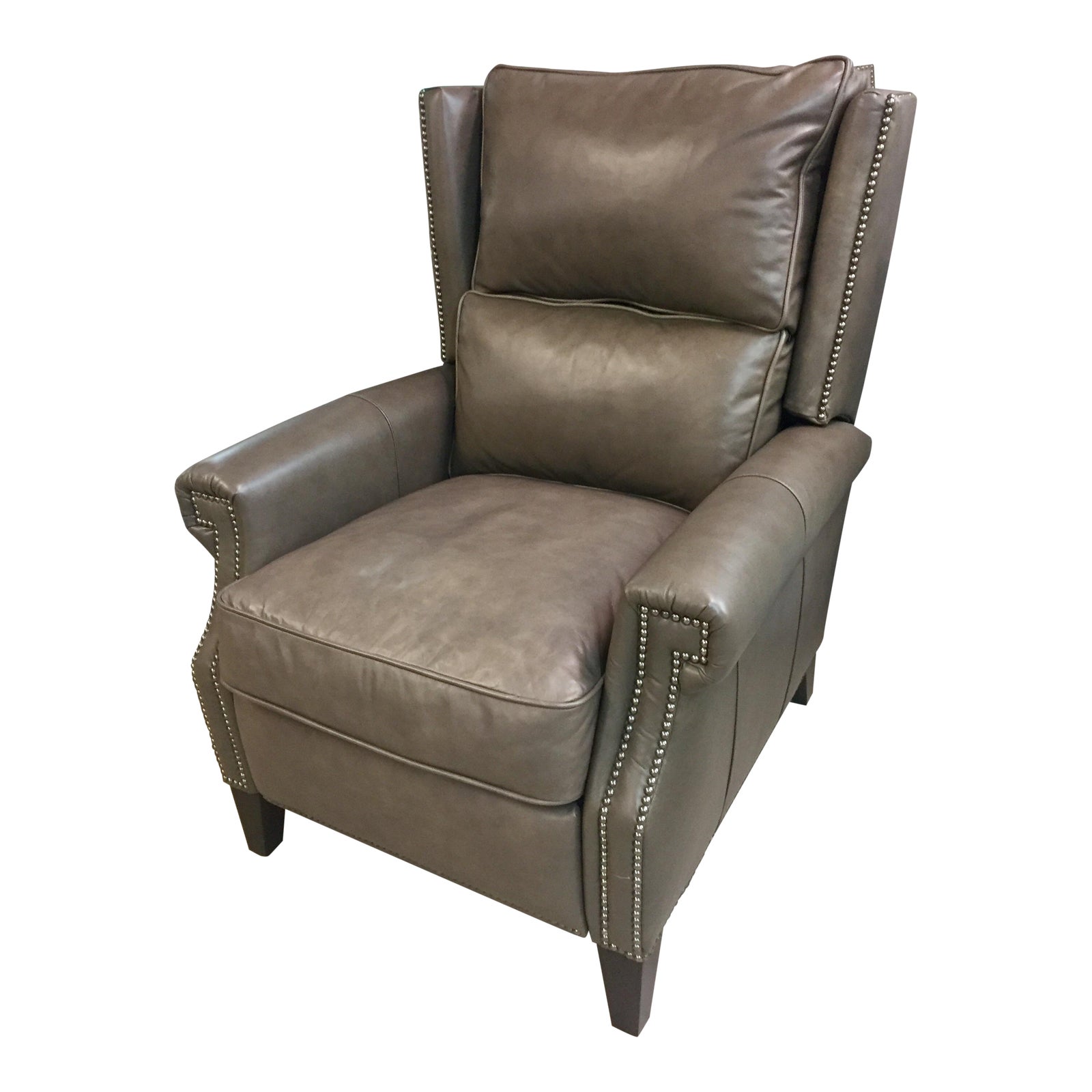 Modern Henredon Leather Company Recliner Chair Chairish