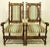 Pair of "his and hers" antique chairs from an estate in Newport, RI. Newly reupholstered in shades of green velvet. "His"...