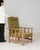 A armchair whose natural oak frame, olive green upholstery gives it real character at first glance. Dating to 1940s and...