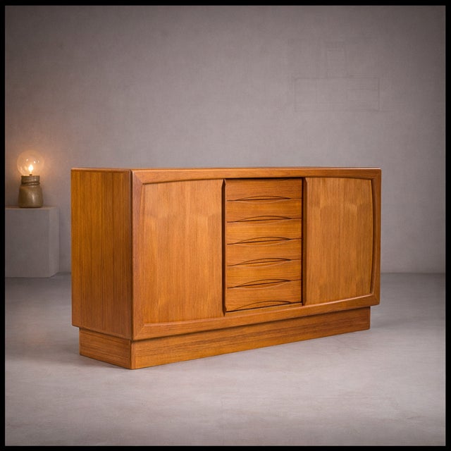 Mid-Century Danish Teak Sideboard from Dyrlund, 1980s For Sale - Image 15 of 16