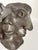 Ceramic Patinated Terracotta Sculpture with Multiple Faces, France, 1960s For Sale - Image 7 of 9