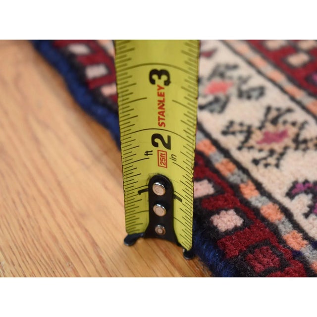 Blue 1960s Blue Vintage Oriental Rug For Sale - Image 8 of 9