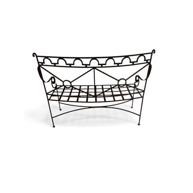 1960s 1960s French Country Iron Bench For Sale - Image 5 of 10