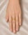 Beautiful 14K Yellow Gold Diamond Filigree Cocktail Dome Band Ring. Metal: 14K Yellow Gold Gemstones: Brilliant Round...
