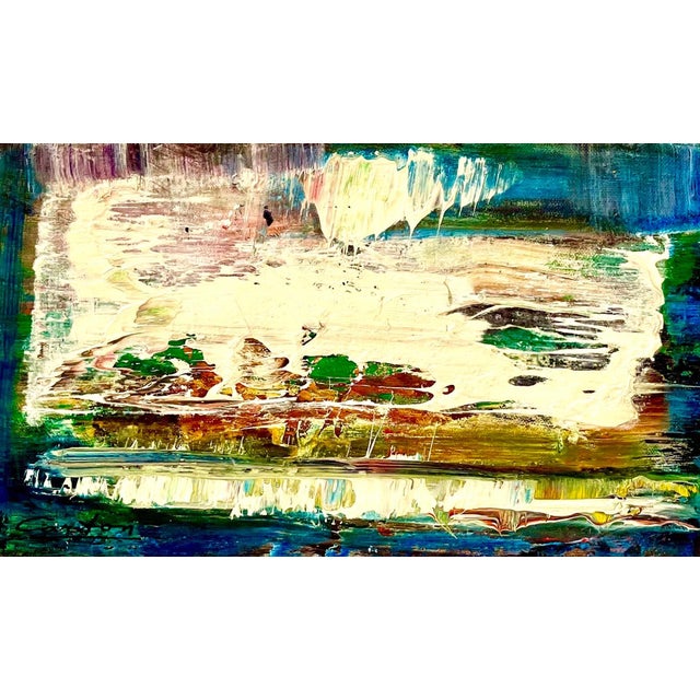 Norman Carton, American Vivid Abstract Expressionist Art Oil Painting Norman Carton, Wpa Artist For Sale In Miami - Image 6 of 7