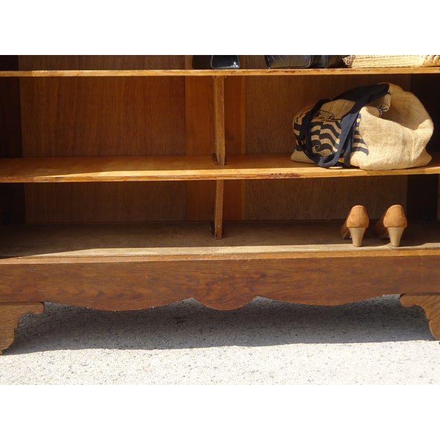 Large Parisian Oak Wardrobe For Sale - Image 16 of 18