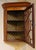 Late 18th-early 19th century English Hanging Corner Cabinet. George III period. A handsome piece accented by chevron &...