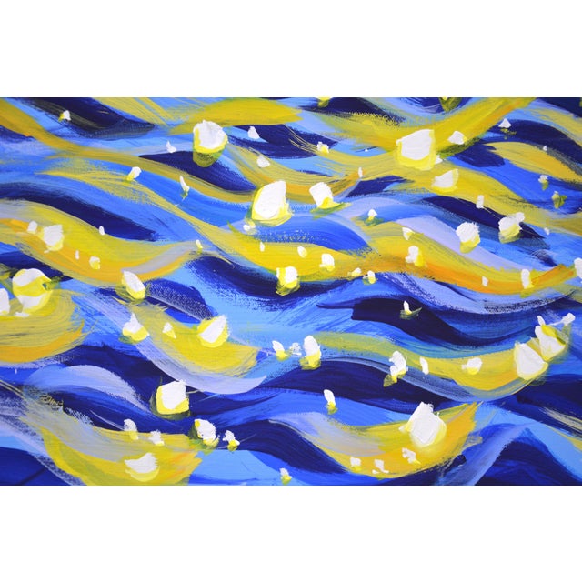 2020s Magic Light 12.Original Modern Hand Painting For Sale - Image 5 of 11