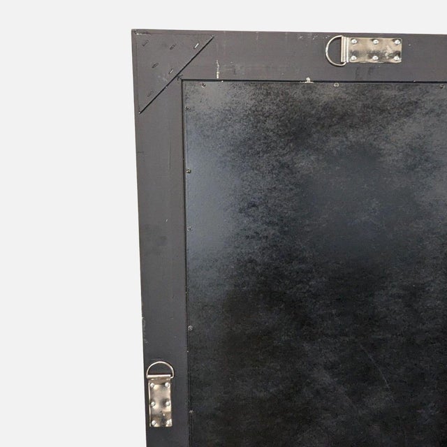 Modern Mirror With Beaded and Beveled Mirror Frame For Sale - Image 3 of 5