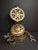 Religious Late 19th Century Judaica Silver Plated Bronze Ner Tamid Synagogue Memorial Hanging Lamp Frame Eternal Light For Sale - Image 3 of 18
