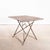 Brown French Table with Perforated Top in the style of Mathieu Matégot, 1960s For Sale - Image 8 of 8