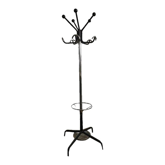 Italian Iron Coat Stand, 1960s For Sale