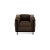 LC2 Fabric Armchair Brown by Le Corbusier for Cassina For Sale - Image 6 of 10