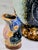 Mid 20th Century Majolica Blue & Tortoise Ceramic Fish Pitcher and Mini Accent Vase – 2-Piece Set For Sale - Image 10 of 14