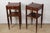Brown Art Deco Bedside Tables in Walnut, 1940s, Set of 2 For Sale - Image 8 of 18