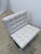 Ludwig Mies Van Der Rohe White Leather Barcelona Chairs for Knoll - A Pair For Sale - Image 15 of 17