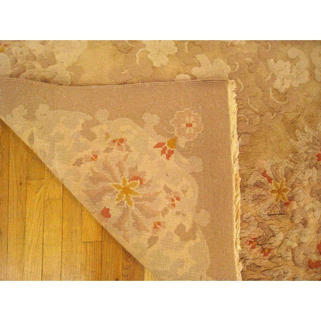 Chinese Vintage Chinese Decorative Oriental Rug in Gallery Size For Sale - Image 3 of 11