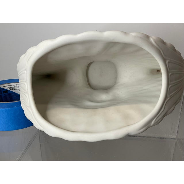 White Lladro White Peacock Vase For Sale - Image 8 of 11