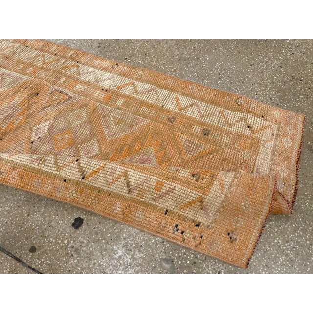 Galerie Shabab Collection Mid-20th Century Turkish Anatolian Runner For Sale - Image 9 of 10