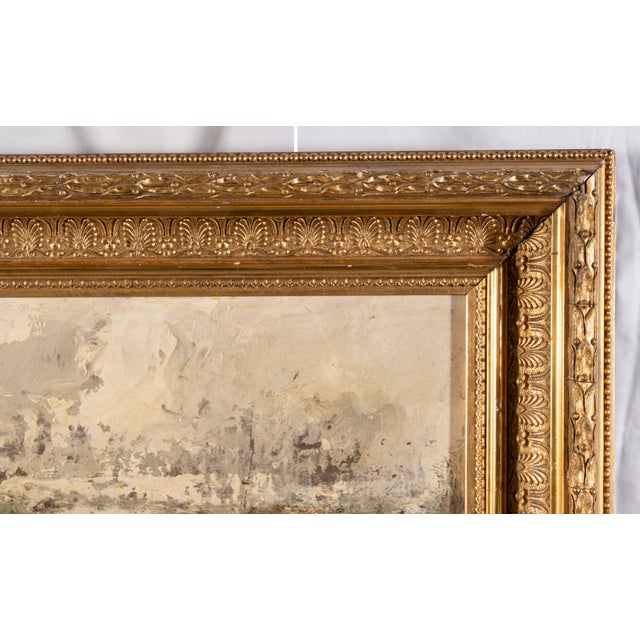 Ezelino Briante, In the Open Countryside, Oil Painting For Sale - Image 11 of 17