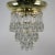 Crystal Tear Drop Ceiling Lamp For Sale - Image 10 of 10