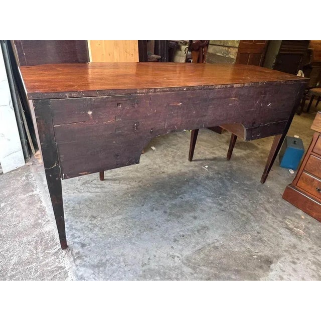 18th Century George IV Satinwood Inlaid Mahogany D-Shape Sideboard, 18th Century For Sale - Image 5 of 12