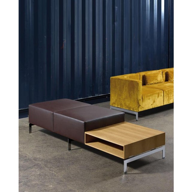 Not Yet Made - Made To Order Hub Two-Seater Sofa in Stainless Steel and Upholstery by Quinti Sedute For Sale - Image 5 of 8