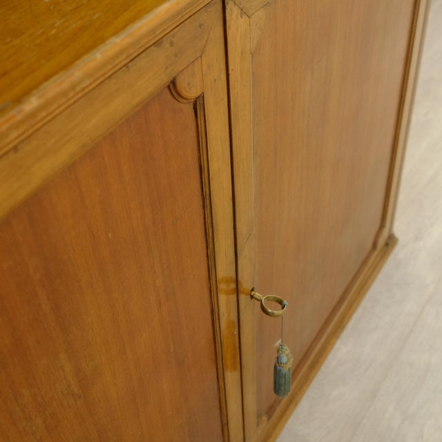 Italian Wooden Bookcase, 1960s For Sale - Image 6 of 14