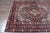 1970s Vintage Handmade Wool Cotton Burgundy Area Rug For Sale - Image 11 of 11