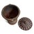 1940s Vintage Cast Iron Urn W/Lid For Sale - Image 5 of 5