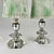Small Mid-Century Cut Crystal Table Lamps with Acrylic Shades, 1950s, Set of 2 For Sale - Image 4 of 7