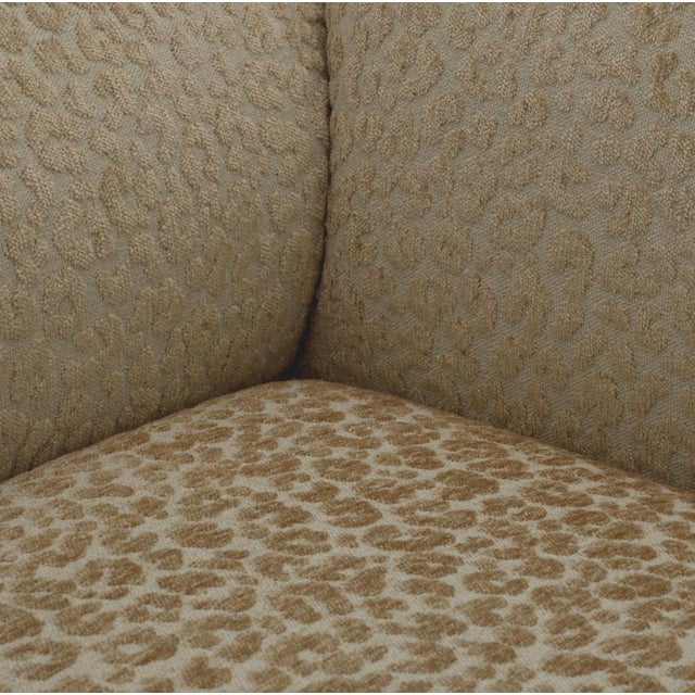 Beige Sofa in Beige Jacquard Fabric with Leopard Pattern from Auden For Sale - Image 8 of 12
