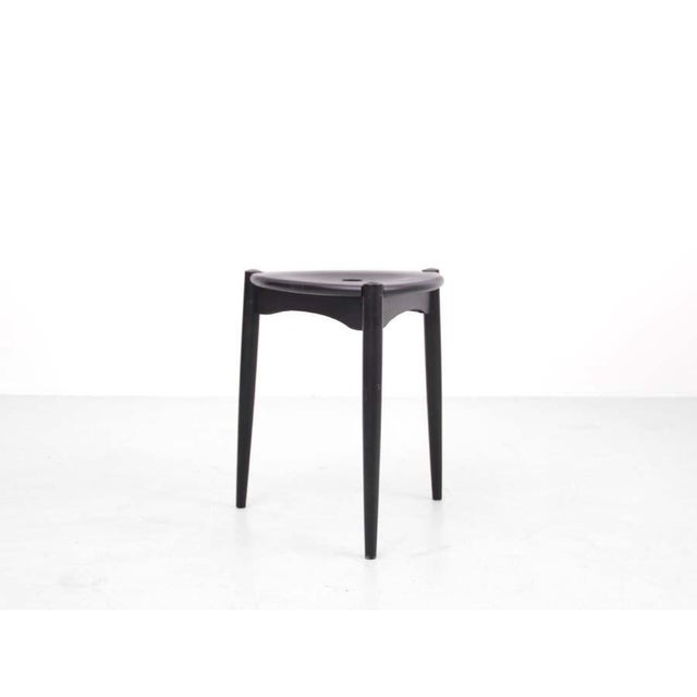 Mid-Century Modern Scandinavain Stool, 1960s For Sale - Image 4 of 7