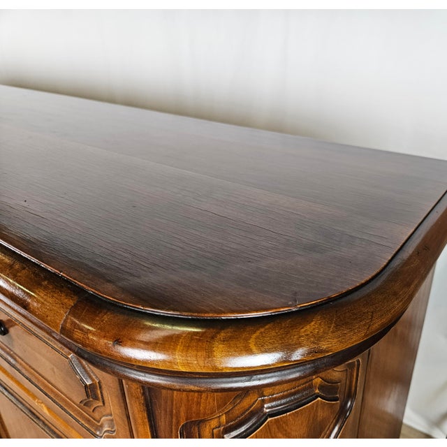 Brown Large Wooden Sideboard with Six Doors and Six Drawers, 1960s For Sale - Image 8 of 18