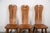 Vintage Brutalist Dinning Chairs in Oak from De Puydt, 1970, Set of 5 For Sale - Image 10 of 12