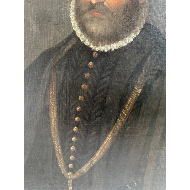 Large-Scale Late 19th–Early 20th Century European Historicist Portrait Painting For Sale - Image 4 of 11