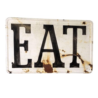 Eat Folk Art Sign For Sale