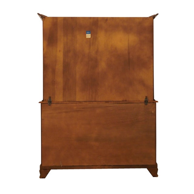 Tell City Solid Hard Rock Maple Colonial Style 52" Buffet W. China Cabinet 8390 - #48 Andover Finish For Sale - Image 11 of 12