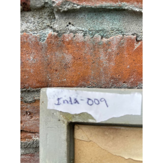 Wood Classical 1880s Pine Frame With Grand Tour Intaglios on Georgian Oiled Paper For Sale - Image 7 of 7