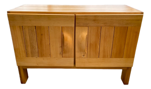 2-Door Elm Sideboard by Maison Regain, France, 1960s