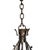 Antique Spanish Revival 5 Light Chandelier With Original Polychrome Paint For Sale - Image 9 of 13