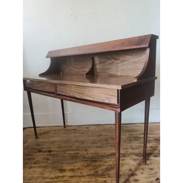 Sienna 1960s Vintage Norwegian Style Desk Inspired by John Texmon "Ola" Desk For Sale - Image 8 of 11